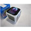 Image 2 : NEW FORTNITE LED ALARM CLOCK, RETAIL $49 PURPLE SAPCE