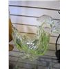 Image 2 : TALL AMBER ART GLASS VASE AND ART GLASS BIRD