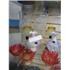 Image 2 : 2 PINWHEEL HURRICANE LAMPS AND ART GLASS