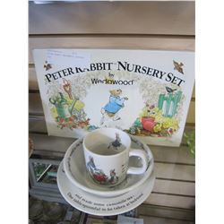 PETER RABBIT WEDGEWOOD NURSERY SET