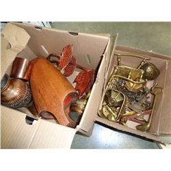 LOT OF BRASS WARE