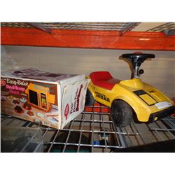 VINTAGE TONKA RIDE ON AND VINTAGE EASYBAKE OVEN