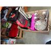 Image 1 : 2 BOXES W/ VERSA BLENDERS, GEORGE FOREMAN GRILL, AND BAR ITEMS