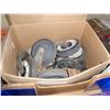 Image 1 : BOX OF SCREWS IN STYROFOAM BOX AND BOX OF CASTORS