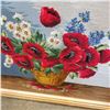 Image 3 : FRAMED FLOWER NEEDLEPOINT