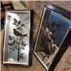 Image 1 : 2 MIRRORED SHADOW BOX PRINTS