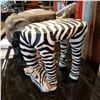 Image 2 : ELEPHANT AND ZEBRA PLANT STANDS