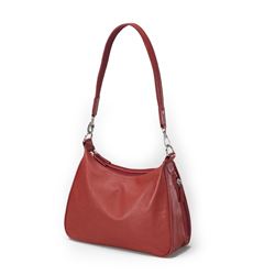 Red Leather Concealed Carry Handbag