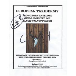 Antelope Euro Mount Certificate