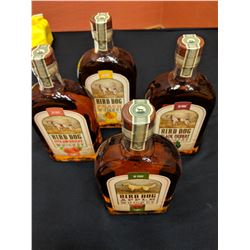 Flavored whiskey 4 bottles set