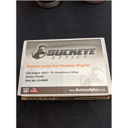 Buckeye Optics 30mm Low Picatinny Ring Set
