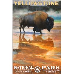 Jennifer Johnson - Vintage Yellowstone Bison