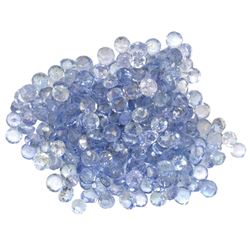 15.39 ctw Round Mixed Tanzanite Parcel