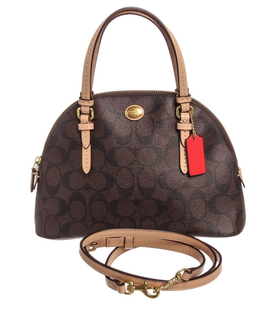 coach mini cora domed satchel