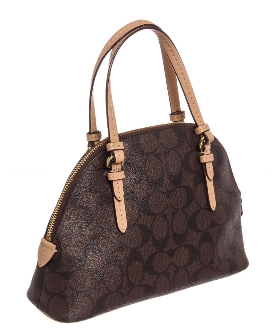 coach mini cora domed satchel