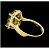 Image 3 : 3.73 ctw Ametrine and Diamond Ring - 14KT Yellow Gold