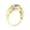 Image 4 : 0.20 ctw Diamond Ring - 18KT Yellow Gold and Platinum