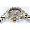 Image 6 : Rolex Ladies 2 Tone 14K Gray & Pyramid Diamond Datejust Wriswatch