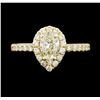 Image 2 : 1.26 ctw Diamond Ring - 14KT Yellow Gold