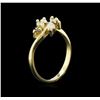 Image 3 : 0.43 ctw Diamond Ring - 14KT Yellow Gold