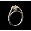 Image 3 : 1.12 ctw Diamond Ring - 14KT White Gold