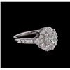 Image 1 : 1.86 ctw Diamond Ring - 14KT White Gold