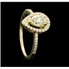 Image 4 : 1.03 ctw Diamond Ring - 14KT Yellow Gold
