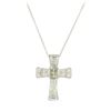 1 ctw Diamond Pendant With Chain - 14KT White Gold