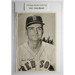 1954 Boston Red Socks Picture Pack - Charlie Maxwell