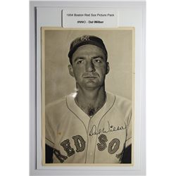 1954 Boston Red Socks Picture Pack - Del Wilber