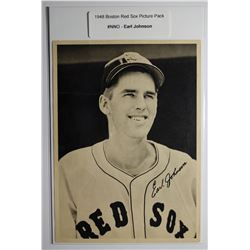 1948 Boston Red Socks  Picture Pack- Earl Johnson