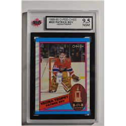 1989-90 O-Pee-Chee #322 Patrick Roy Vezina