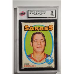 1971-72 O-Pee-Chee #8 Mike Robitaille RC