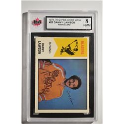 1974-75 O-Pee-Chee WHA #25 Danny Lawson RC