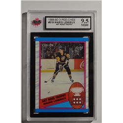 1989-90 O-Pee-Chee #319 Mario Lemieux Ross