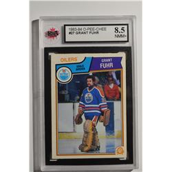 1983-84 O-Pee-Chee #27 Grant Fuhr