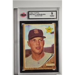 1962 Topps #19 Ray Washburn RC