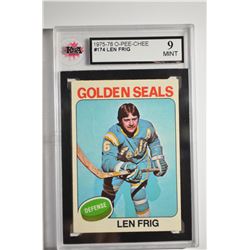 1975-76 O-Pee-Chee #174 Len Frig