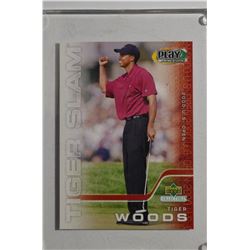 2002 Tiger Woods Upper Deck Collectibles Play Makers TWS-1