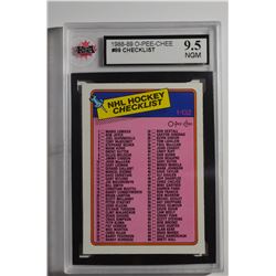 1988-89 O-Pee-Chee #99B Checklist 1-132