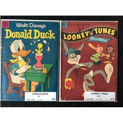 1950'S DELL COMIC BOOK LOT (DONALD DUCK #41/ LOONEY TUNES #152)