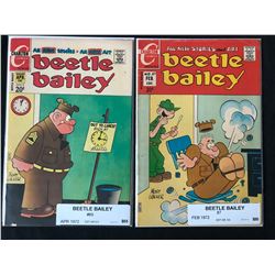 BEETLE BAILEY COMIC BOOK LOT #89/ #87 (CHARLTON COMICS) 1972