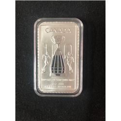 100TH GREY CUP 1 OZ .9999 SILVER BAR