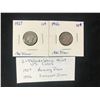 Image 1 : PHILADELPHIA MINT U.S.A  SILVER COINS LOT (1927 MERCURY DIME/ 1946 ROOSEVELT DIME)