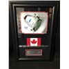 Image 1 : LYNDON RUSH SIGNED TEAM CANADA BOBSLEIGH 2010 FRAMED COLOR PHOTO (GAMEDAY COA)