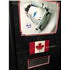 Image 2 : LYNDON RUSH SIGNED TEAM CANADA BOBSLEIGH 2010 FRAMED COLOR PHOTO (GAMEDAY COA)