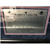 Image 3 : MARKUS NASLUND SIGNED GAME TICKET/ FRAMED PHOTO DISPLAY 32 X 28 (GAMEDAY COA)