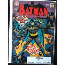 BATMAN #201 (DC COMICS) 1968