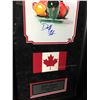 Image 2 : DUFF GIBSON SIGNED (TEAM CANADA-SKELETON 2006 OLYMPICS GOLD) 14" X 28" GAMEDAY COA