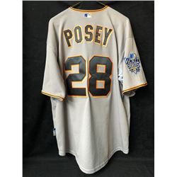 BUSTER POSEY SAN FRANCISCO GIANTS BASEBALL JERSEY (WORLD SERIES 2010)